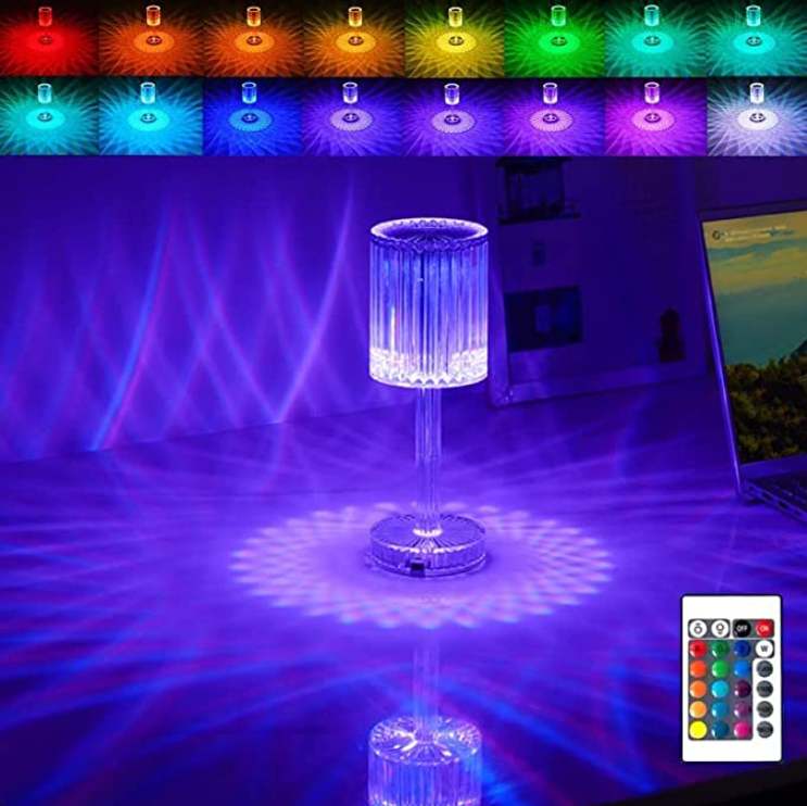 Lámpara Recargable Táctil 16 Colores